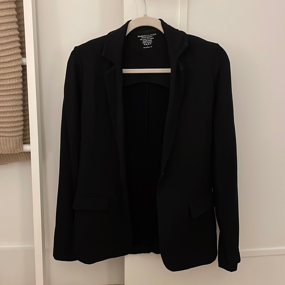 Majestic Filatures Black Deluxe Teeshirt (Blazer), XS